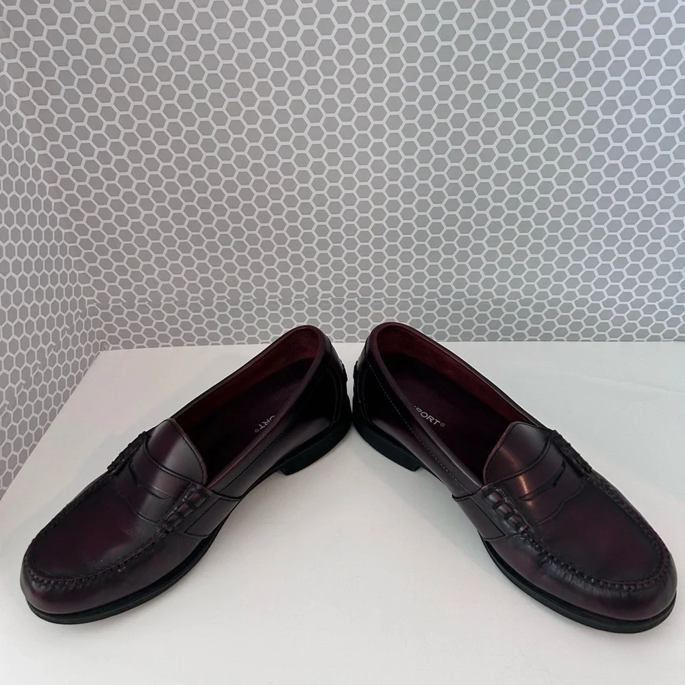 Rockport Penny Loafers Men’s 11W Burgendy